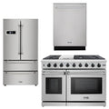 48 in. Gas Range, Dishwasher, Refrigerator Stainless Steel N36044