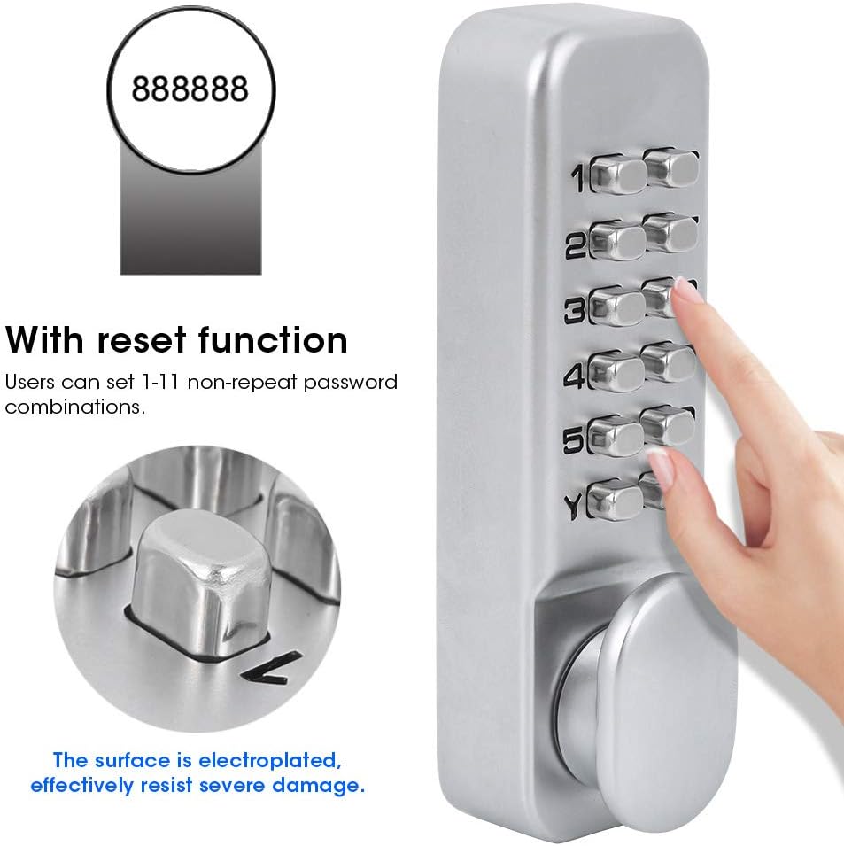 Zinc Alloy Mechanical Password Door Lock Set W645