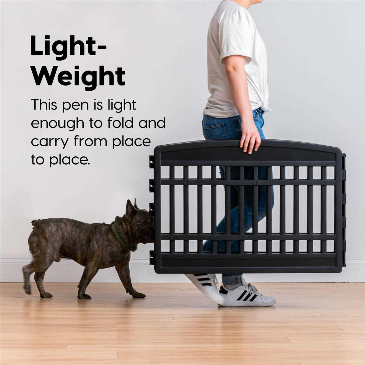 2-Panel Exercise Pet Playpen B3076