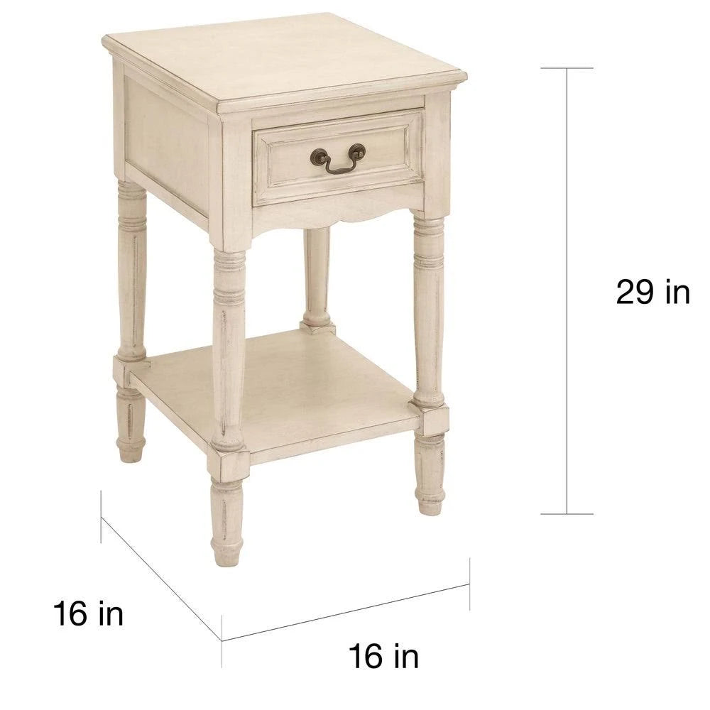 Antiqued Solid Wood Night Stand H815530