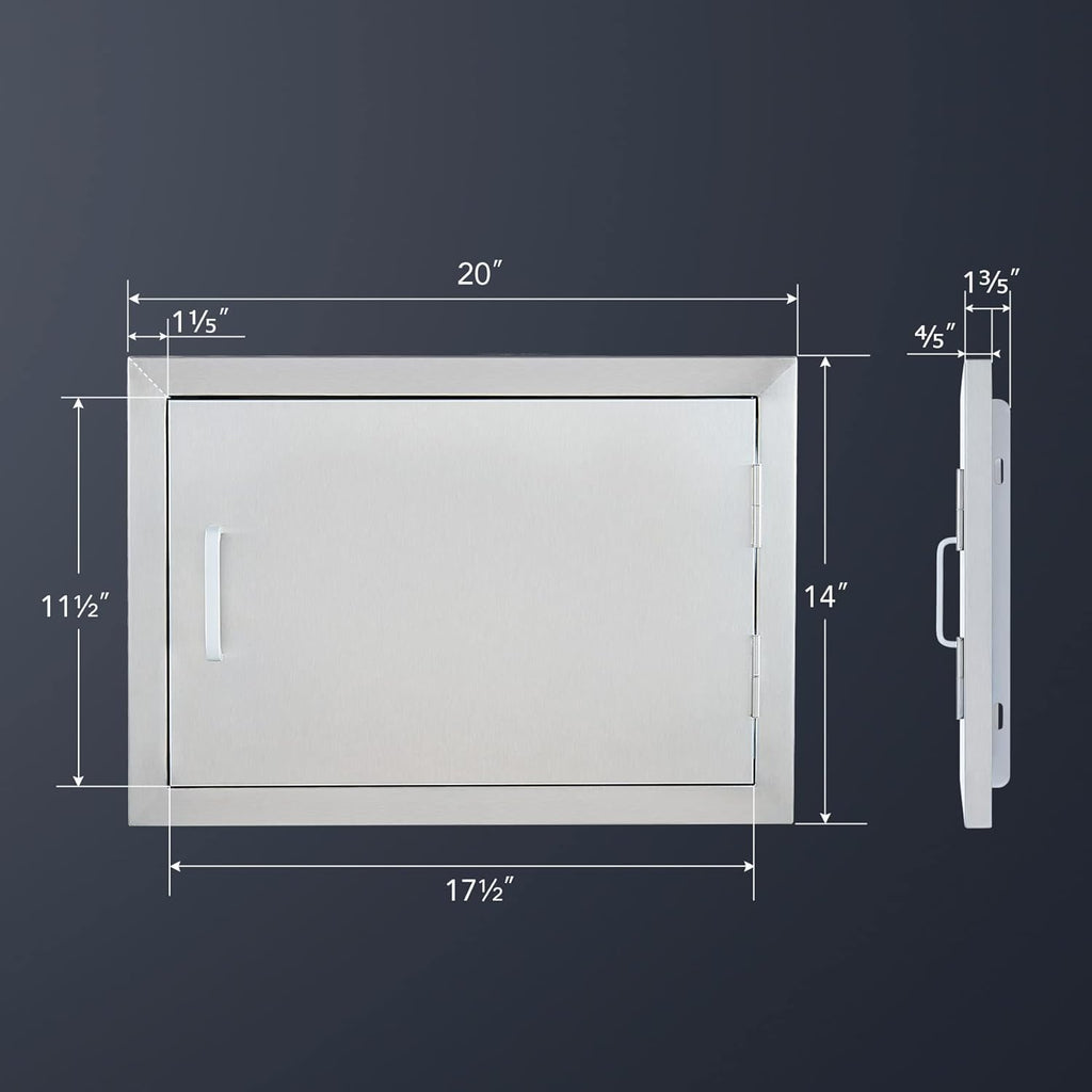 Weatherproof 304 Stainless Steel Single Access Door (20 W x 14 H) J656