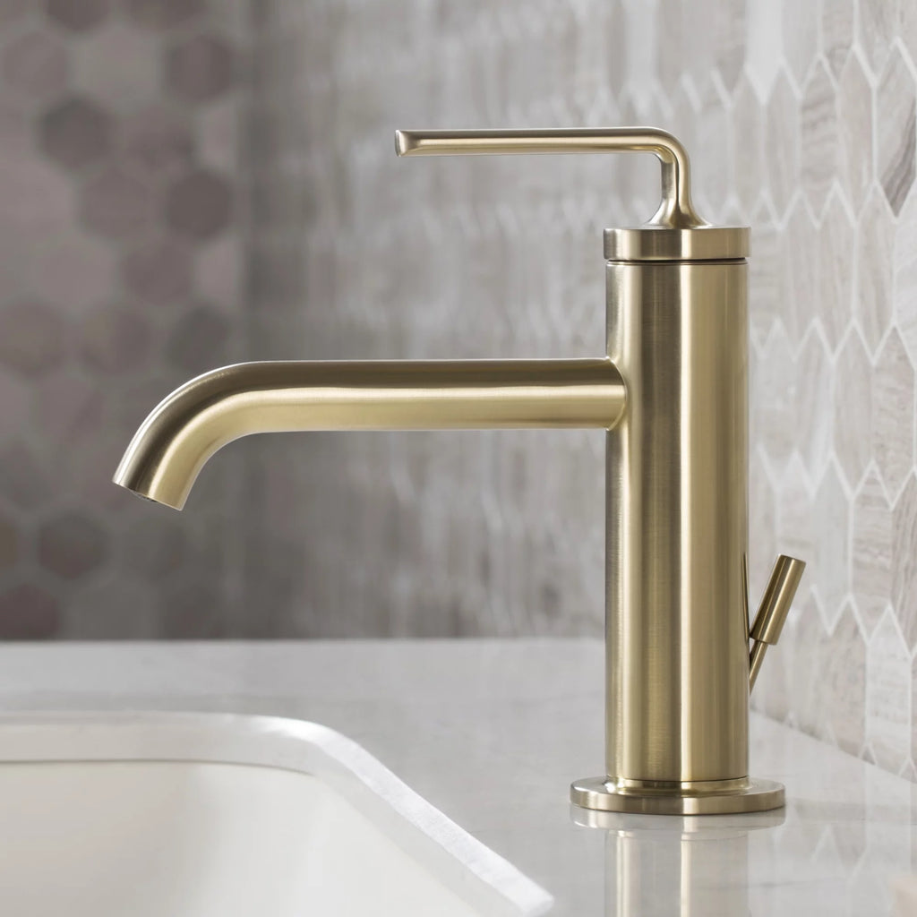 Single Handle Bathroom Sink Faucet with Lift Rod Drain T711268