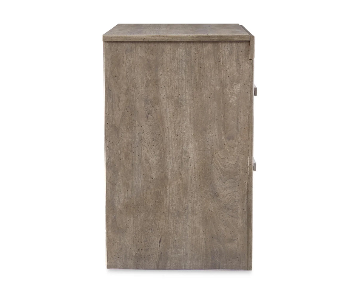Gray 2 Drawer Nightstand N60973