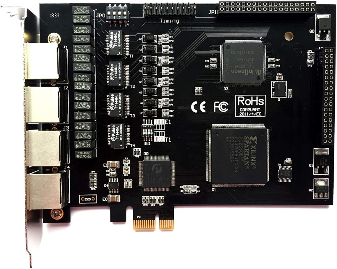 4 Port E1/T1 PCI-E Card B97159