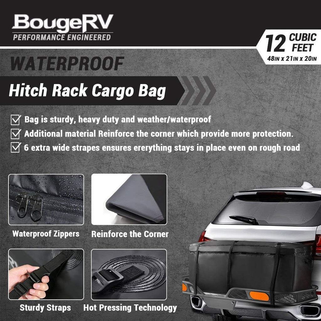 Waterproof Hitch Mount Cargo Bag 48'' L x 20'' W x 22'' H M44288