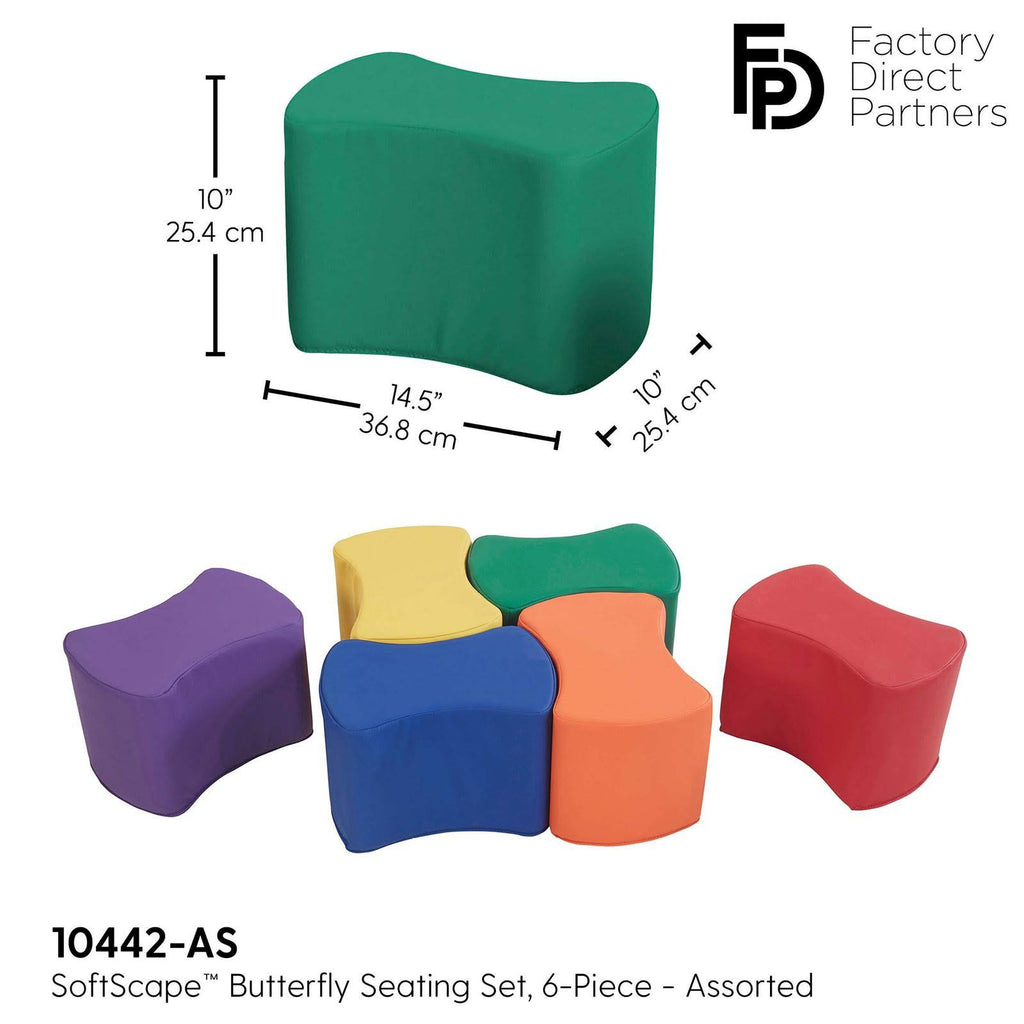 Pouf pack of 6 F4796