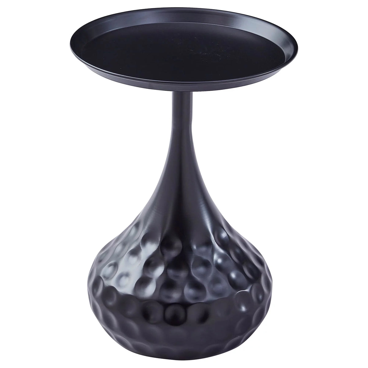 Black Metal Round Side Table Z428