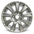 17 inch Aluminum Wheel Rim 17x7 inch Silver 5 Lug F82679