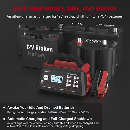 12V Fully Automatic Smart Battery Charger J8242