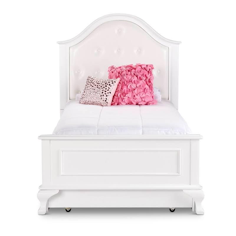 Twin Panel Bed in White R425093