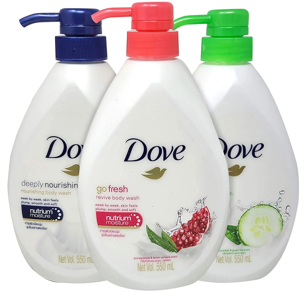 Body Wash Variety Pack, 18.5 Ounces Pack of 3 U12129