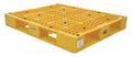 Yellow Polyethylene Pallet with 4 Way Entry G445935