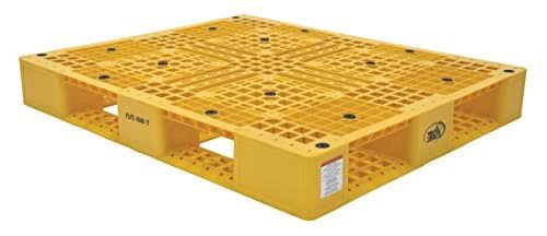 Yellow Polyethylene Pallet with 4 Way Entry G445935