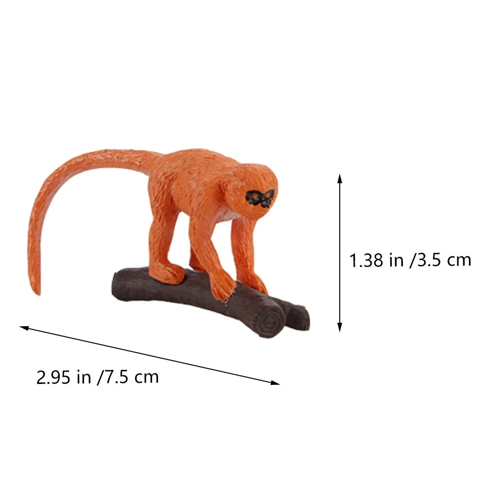 Solid Long-tailed Monkey Decoration Toy O392260
