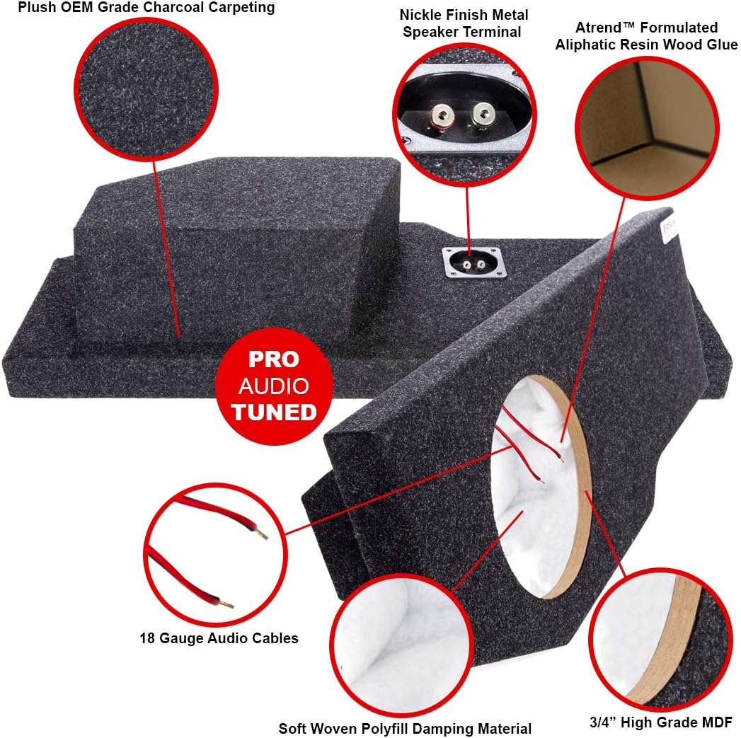 Dual 10" Sealed Subwoofer Enclosure T7555