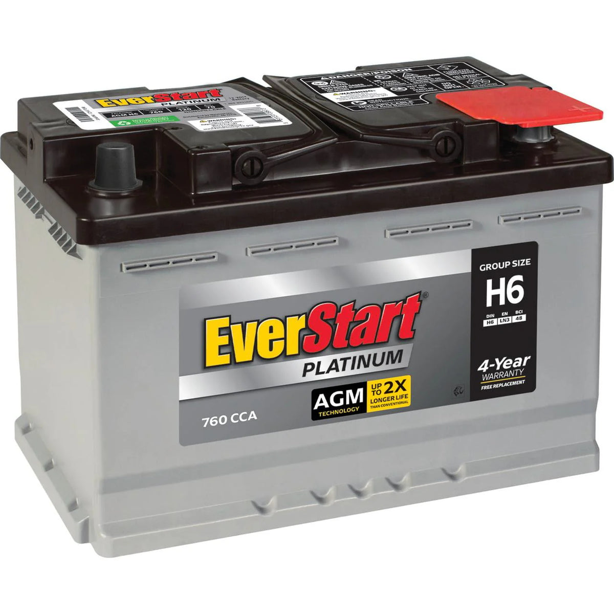 AGM Automotive Battery Group H6 12 Volt 760 CCA Y532