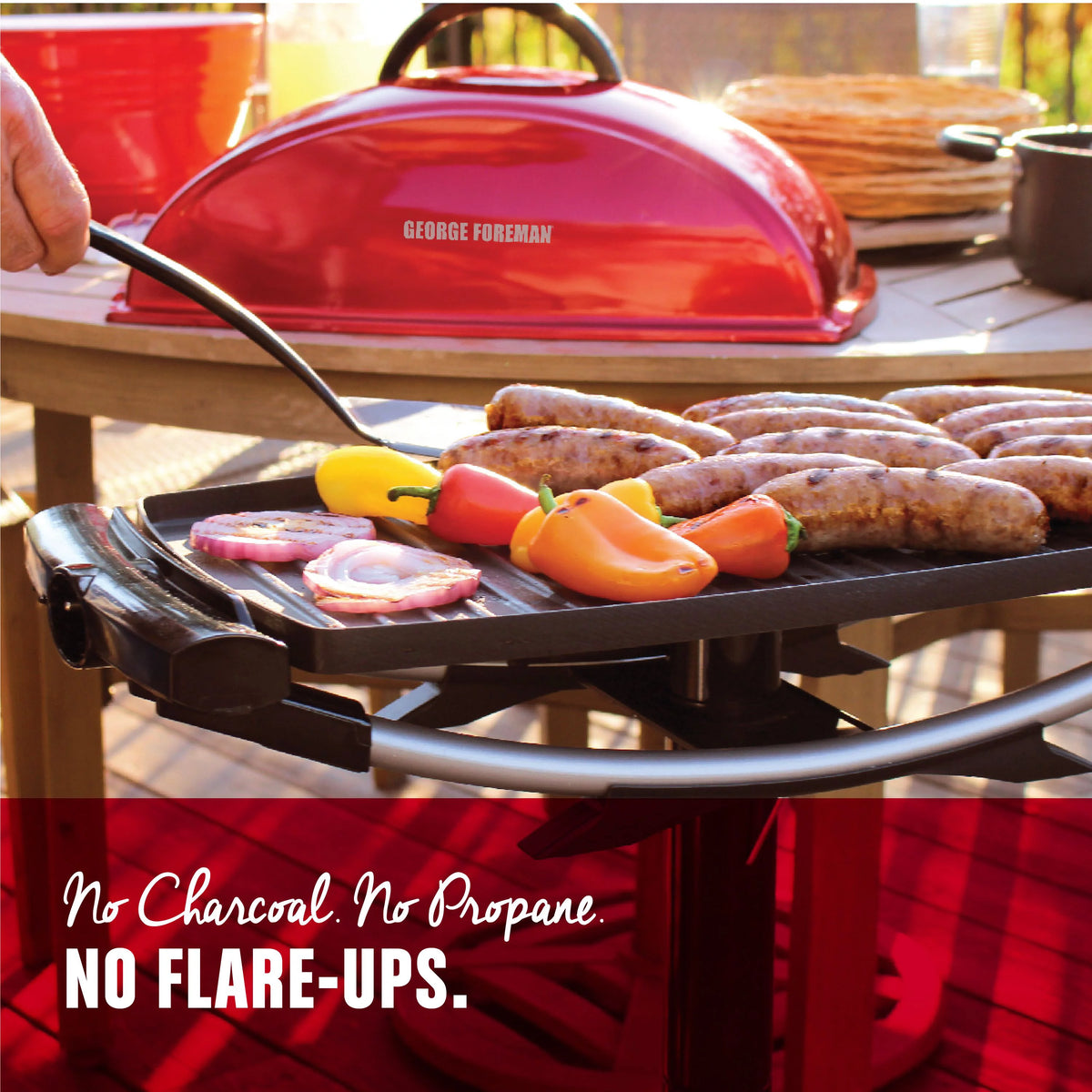 Red Electric Grill Y423