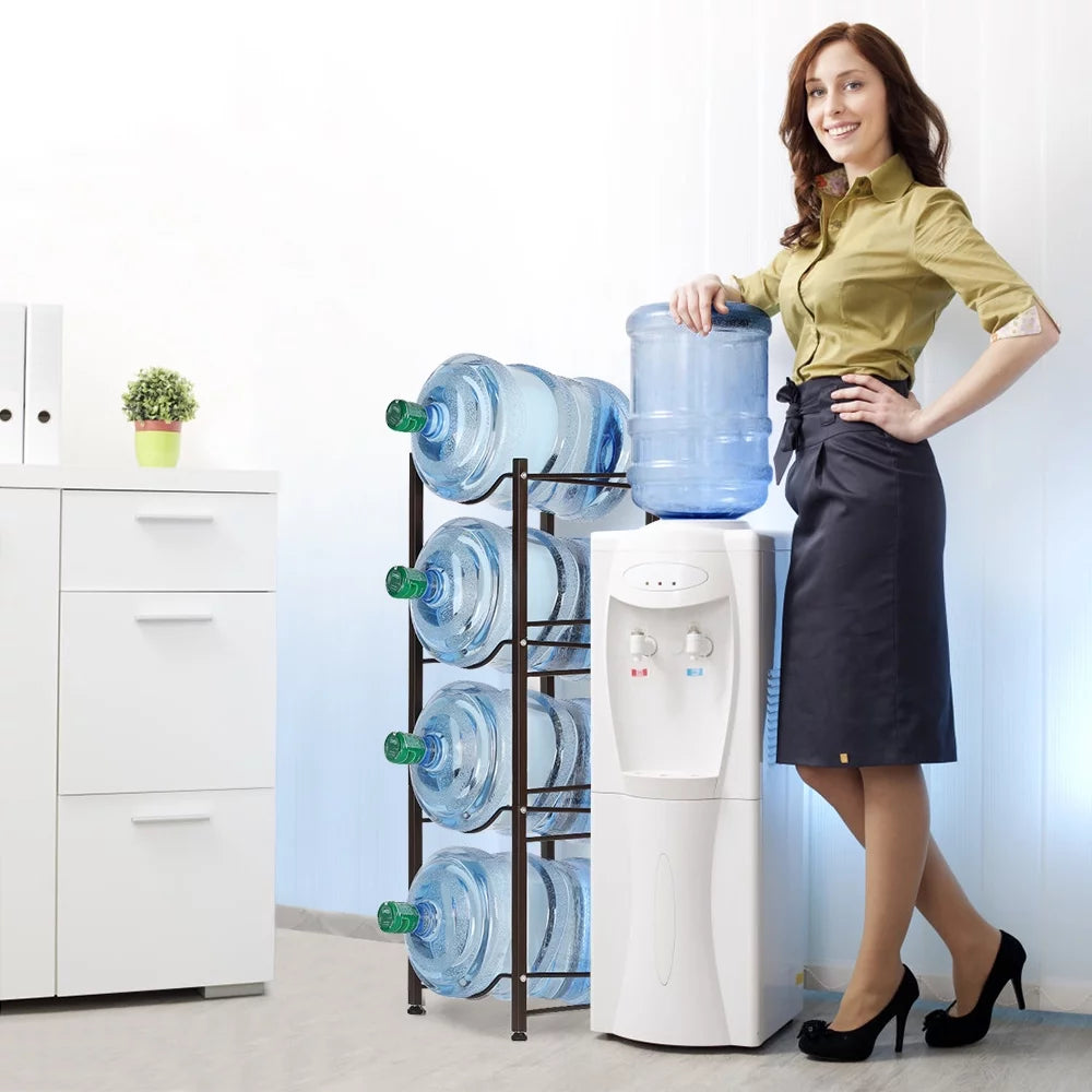 4-Tier Water Bottle Holder Storage Rack H661634