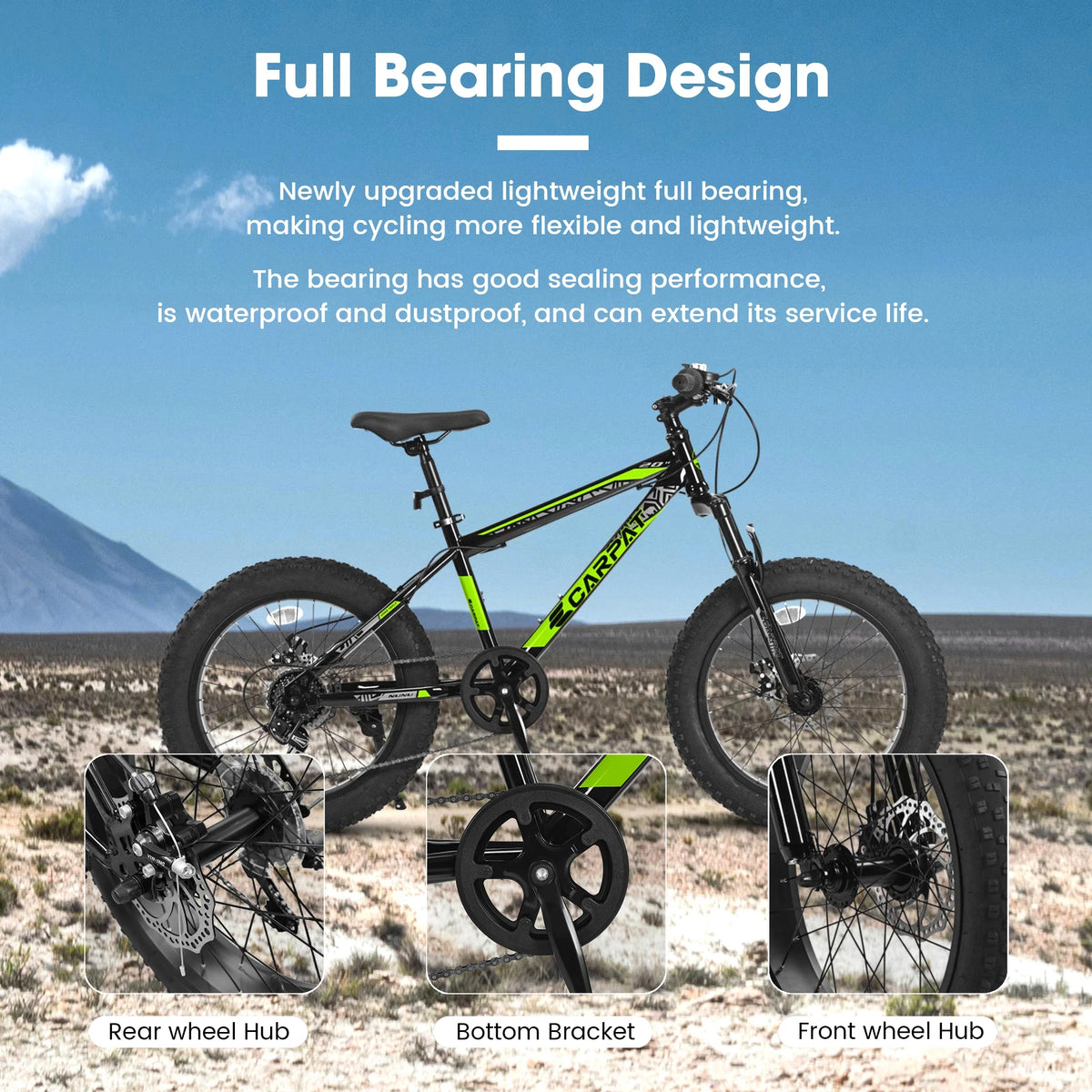 20'' 7 Speed Kids Mountain Bike with 4 inch Fat Tire B61805