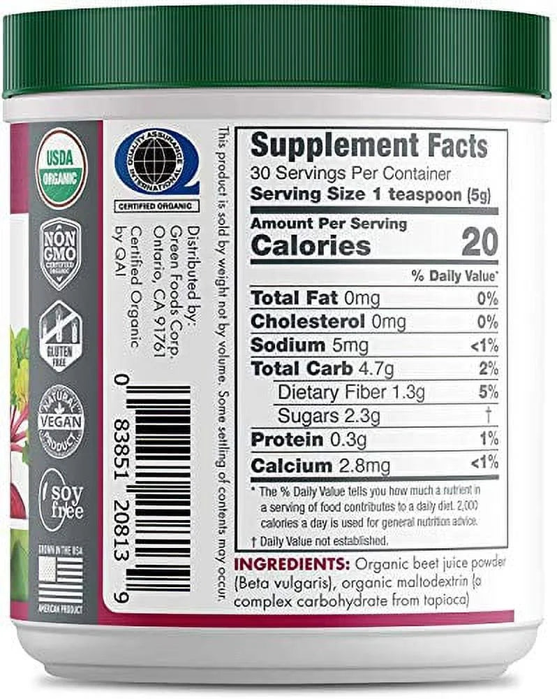 Organic Beet Carrot Matcha Green Foods Bundle J30473