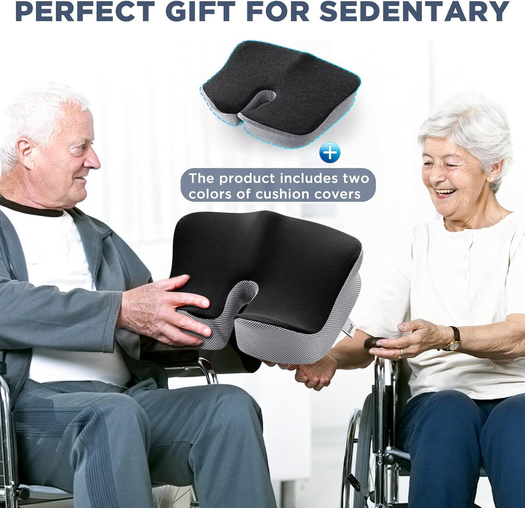 Thick Memory Foam Seat Cushion with extra replacement cushion cover Y990196