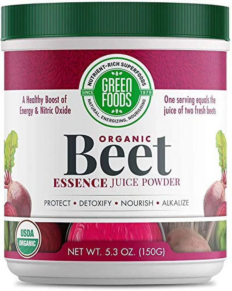 Organic Beet Carrot Matcha Green Foods Bundle J30473