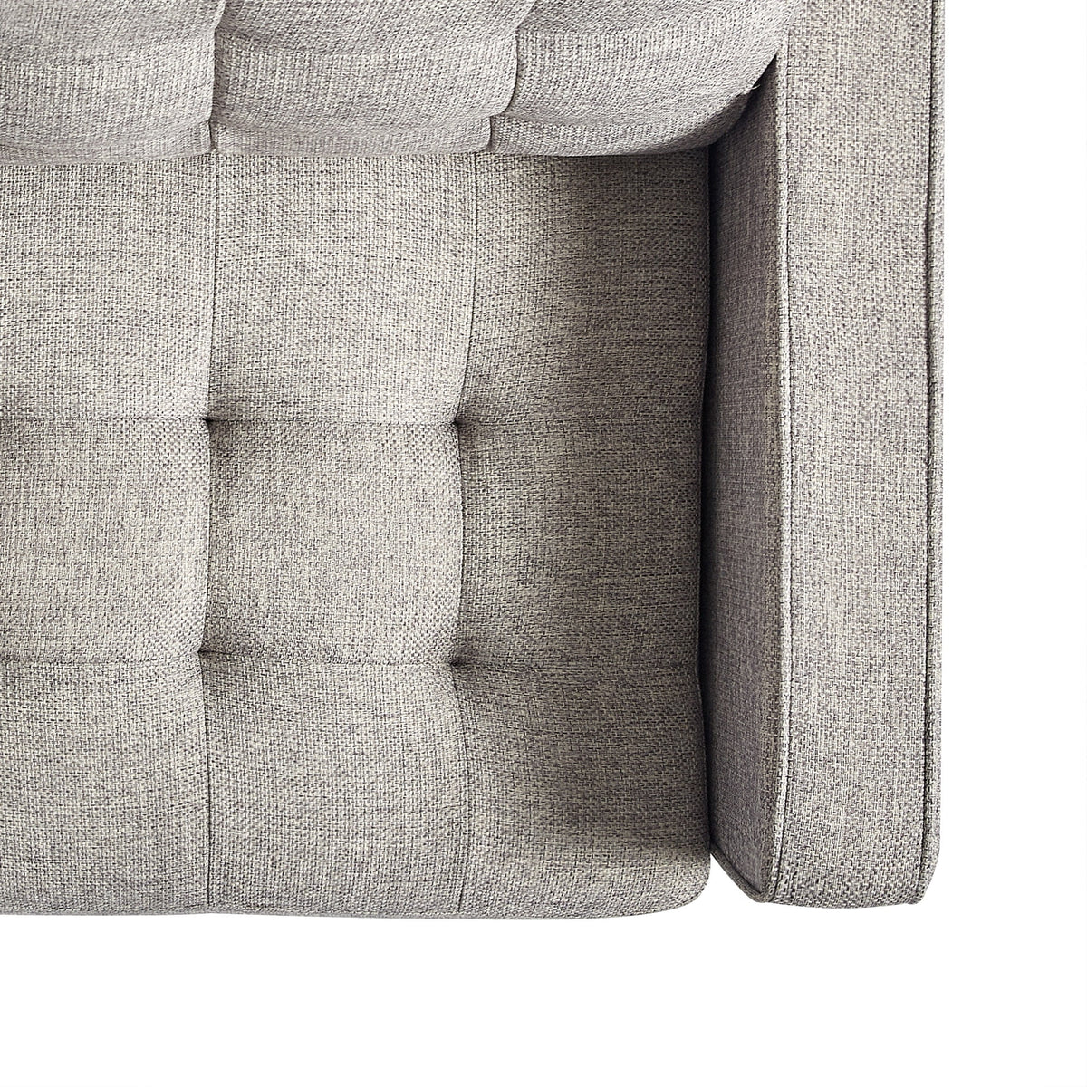 Soft Gray 2-Seater Loveseat I1087