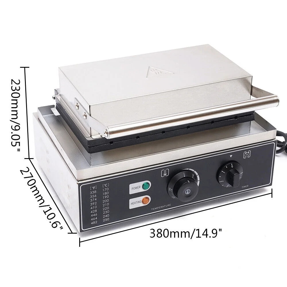 1500W Electric 6 Grids Nonstick Waffle Maker E32296