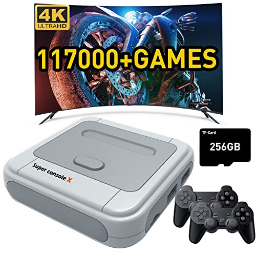 Retro Video Game Console with 2 Gamepads (128GB) H26018