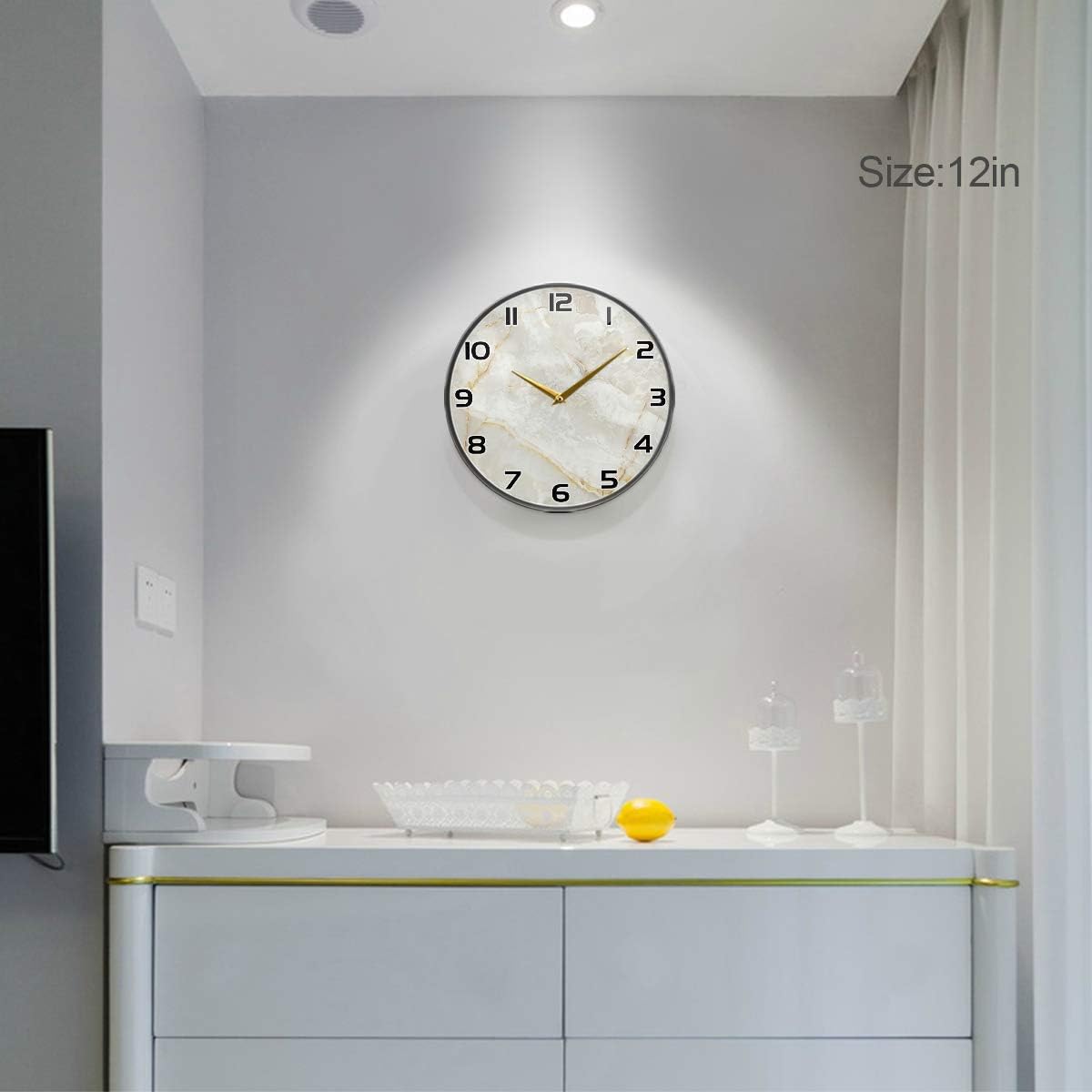 Vintage Marble Wall Clock V498