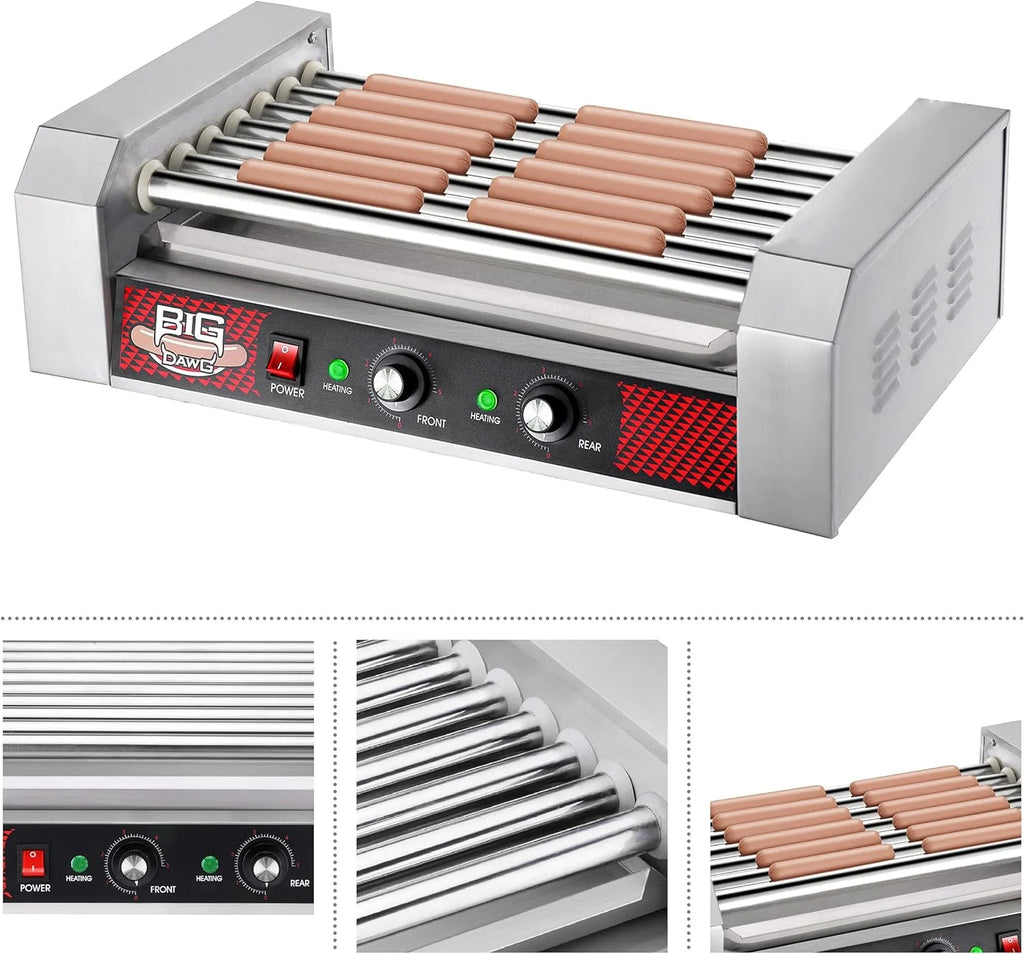 Stainless-Steel Cooker with 7 Non-Stick Rollers D198