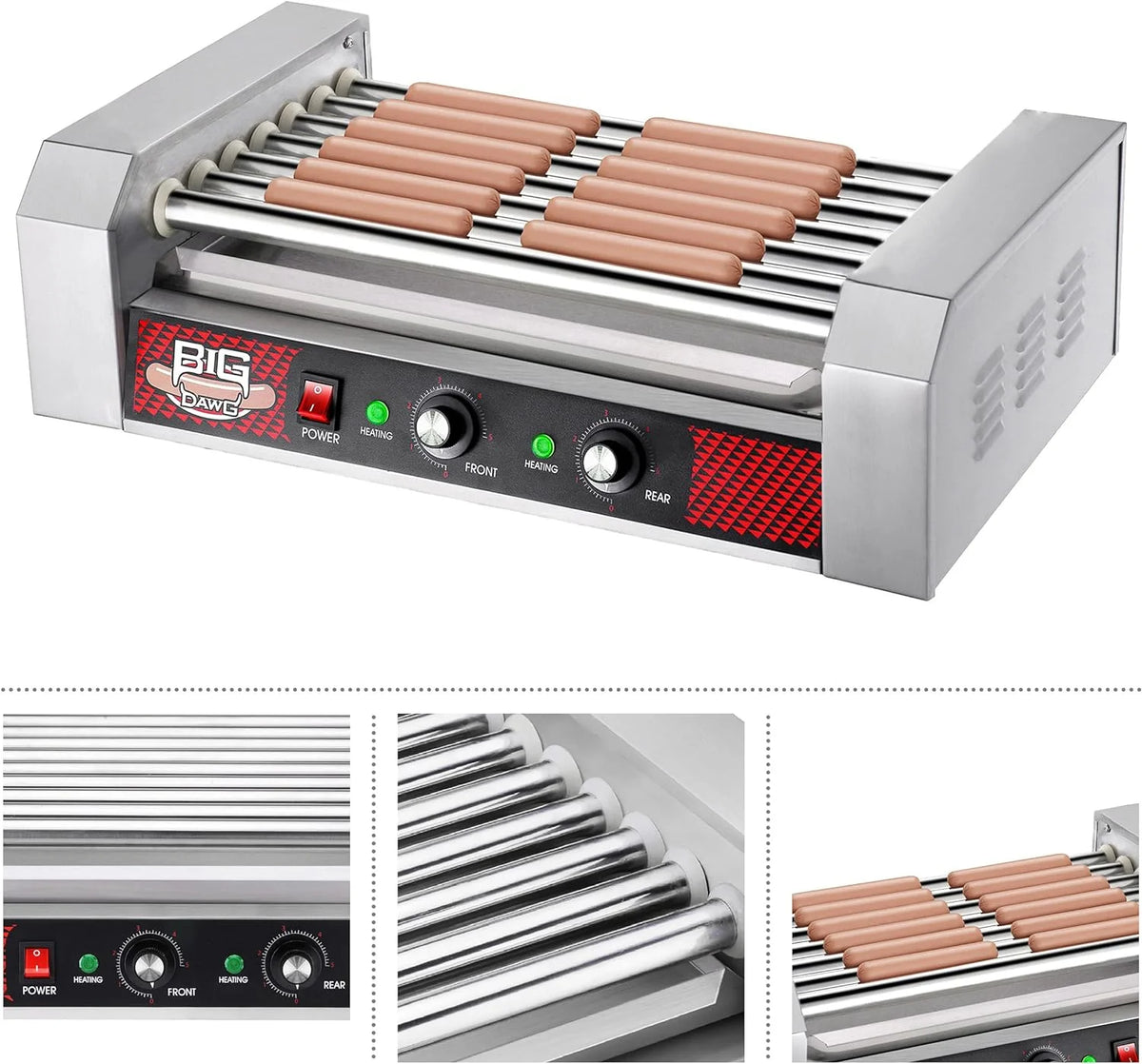 Stainless-Steel Cooker with 7 Non-Stick Rollers D198