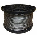 1/8 inch Stainless Steel Aircraft Cable Wire Rope 7x19 Type 304 500 Feet J422