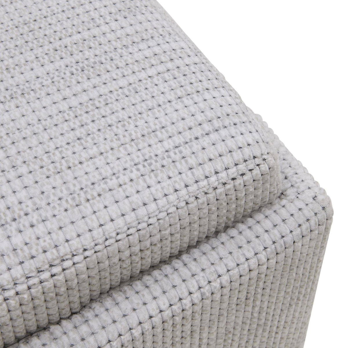 Fabric Storage Ottoman with Tray E386923