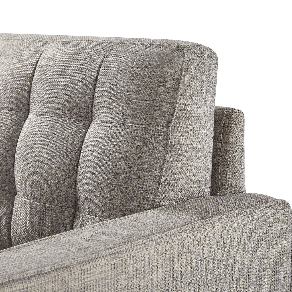 Soft Gray 2-Seater Loveseat I1087