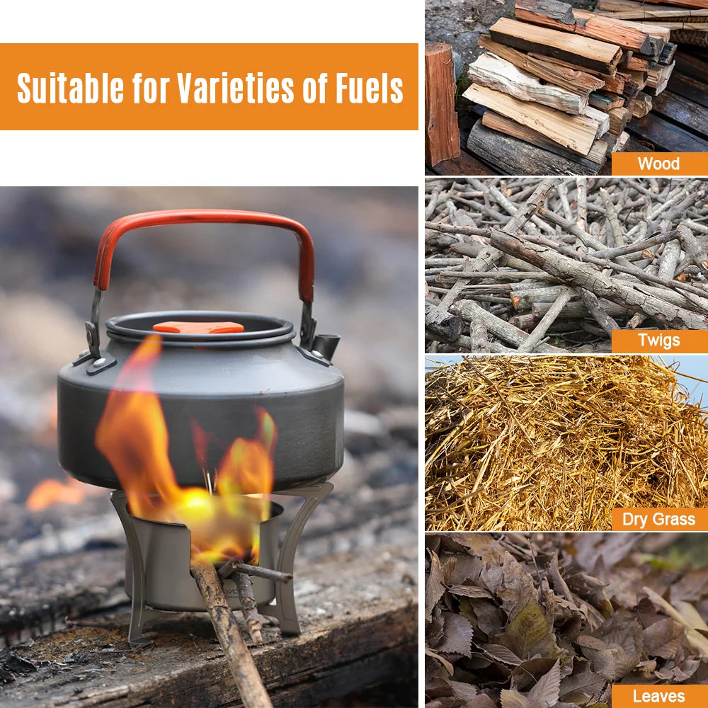 Ultralight Mini Pocket Alcohol Stove Titanium A2385