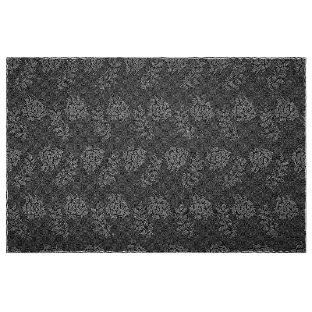 Abstract Faded Boho Vintage Diamond Area Rug U25282