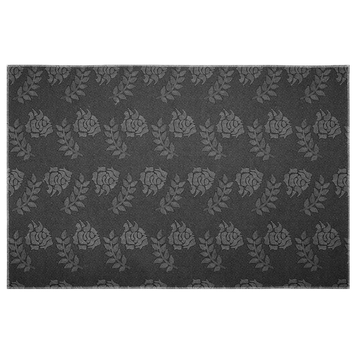 Abstract Faded Boho Vintage Diamond Area Rug U25282