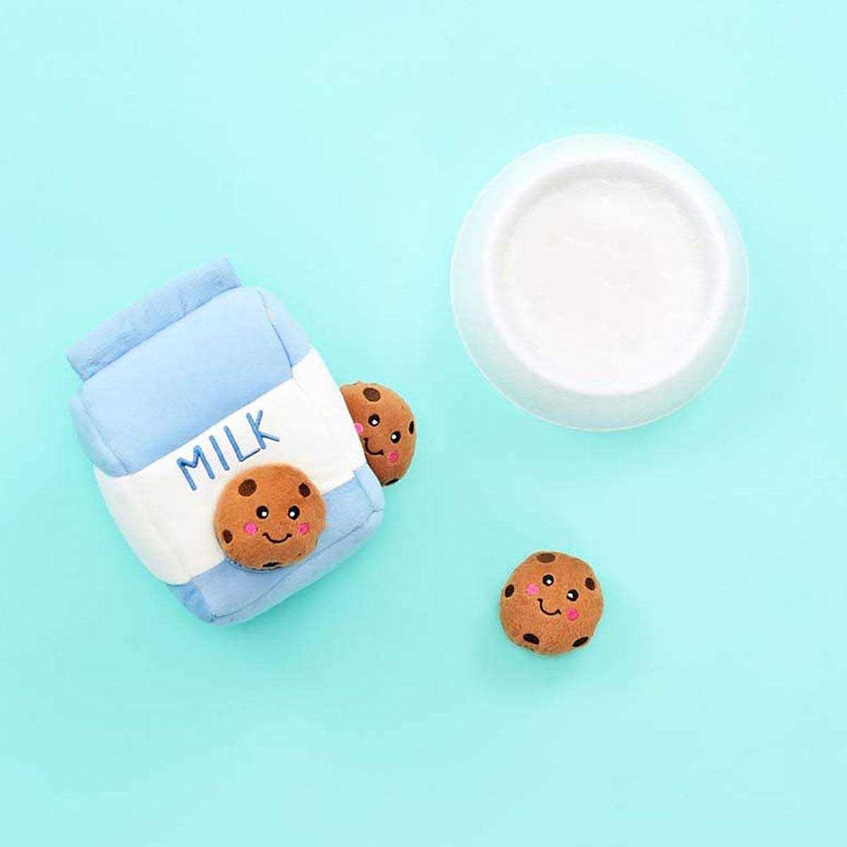Milk and Cookies Dog Toy R383770