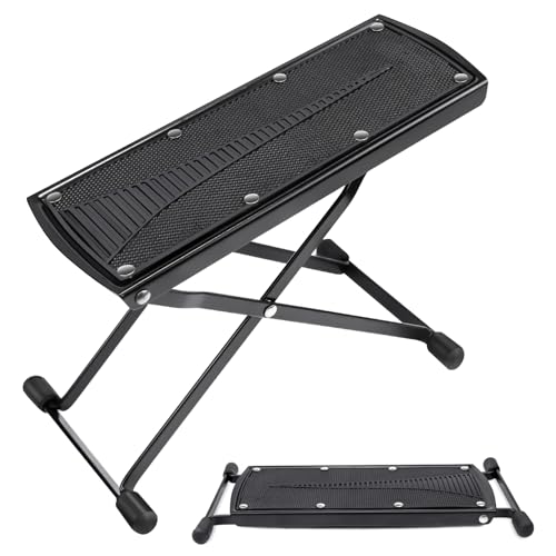 6 Heights Adjustable Non-Slip Pedicure Foot Rest Y240709