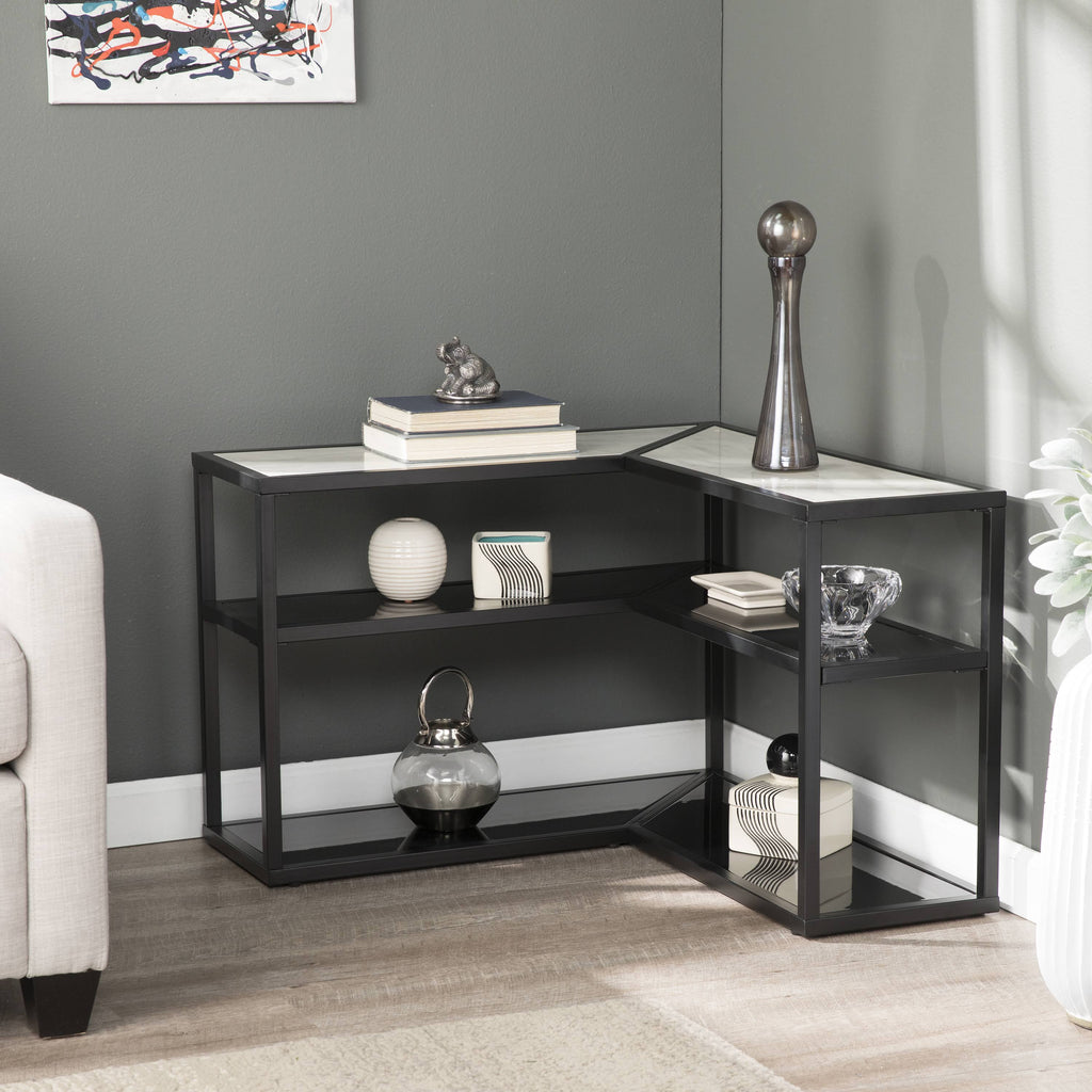Faux Marble Wrap Around Table P407