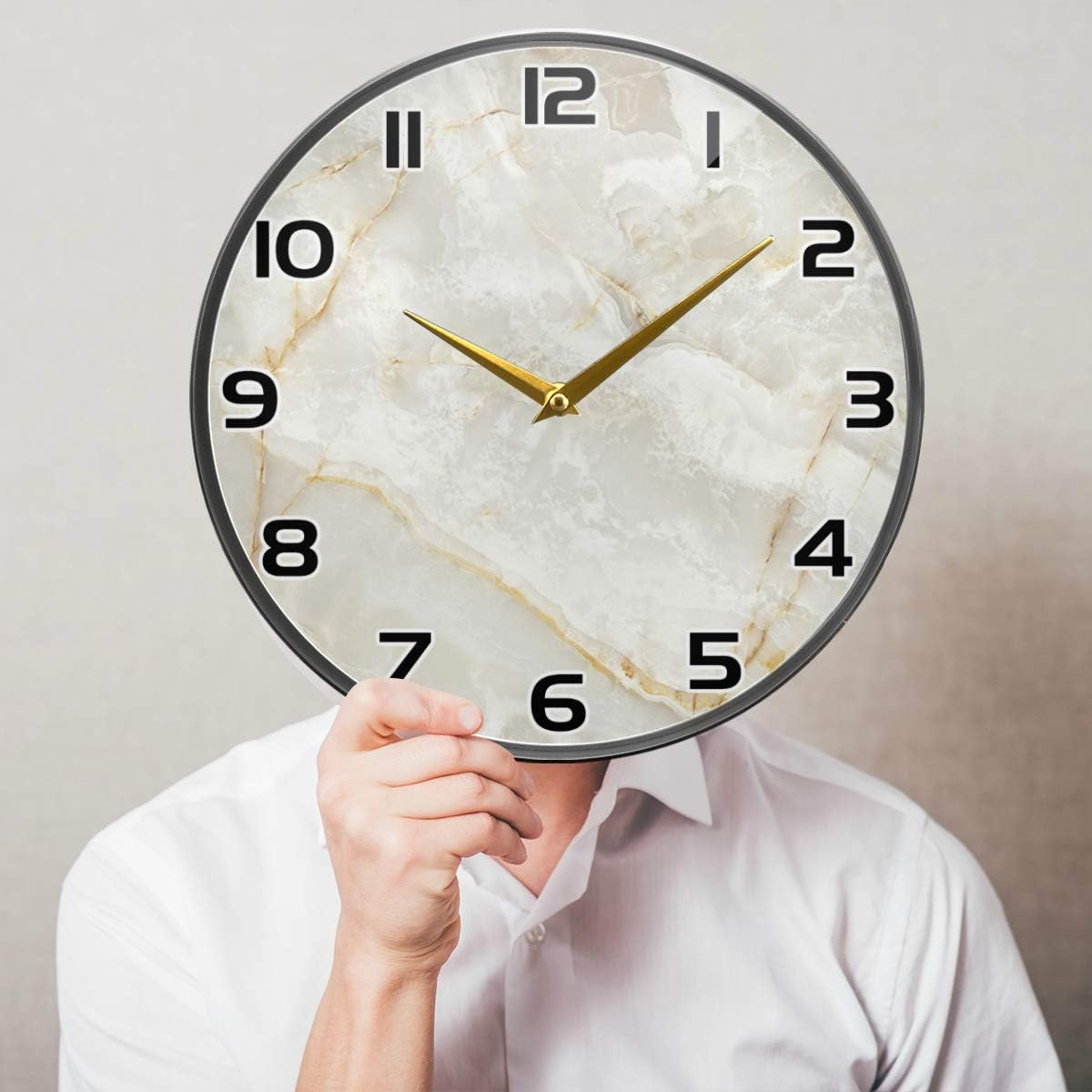Vintage Marble Wall Clock V498