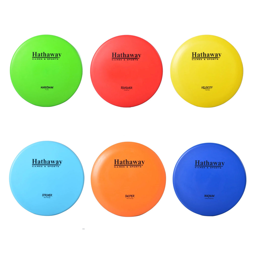 Disc Golf Starter Set with 6 Discs and Case W683824