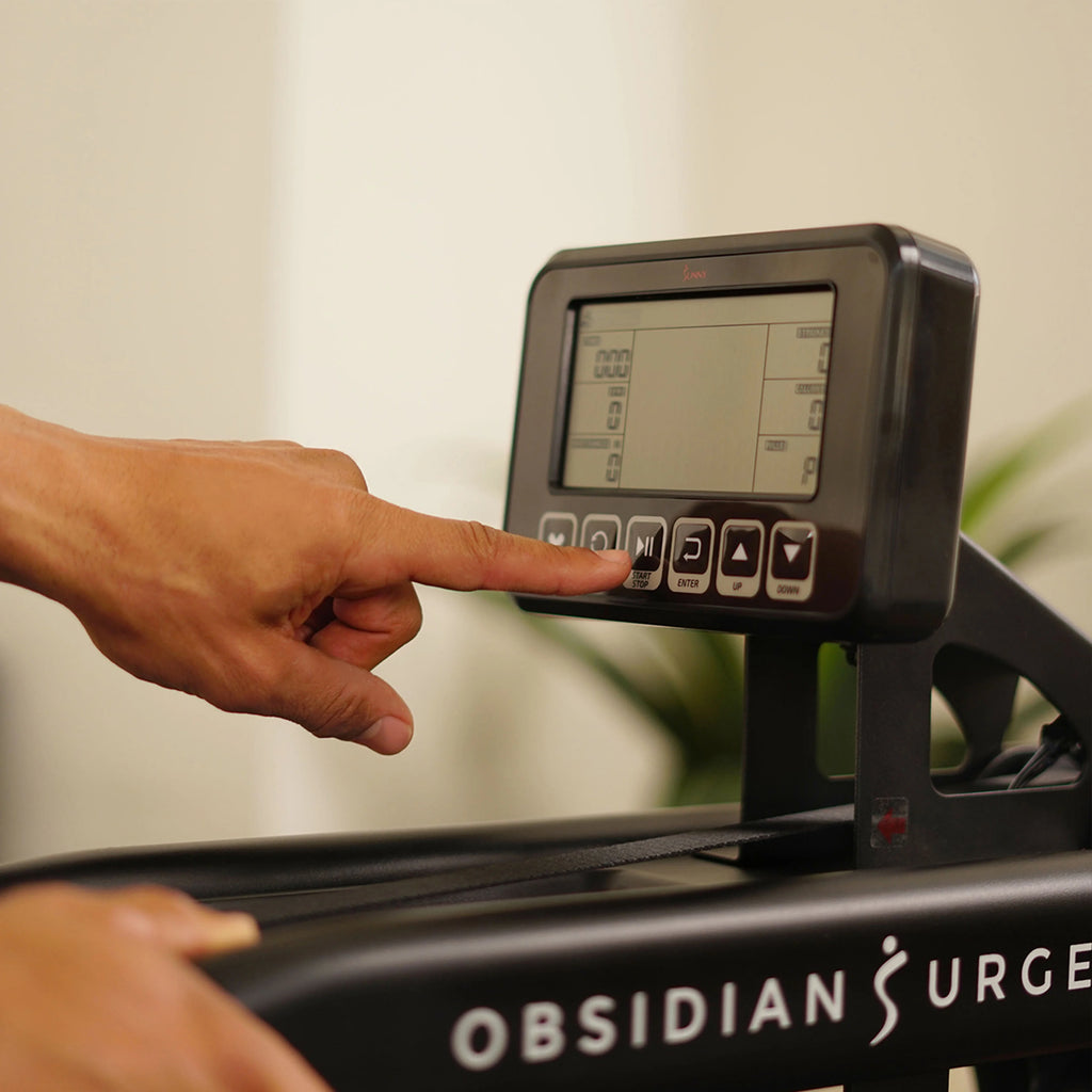 Water Rowing Machine with LCD Monitor U693