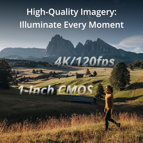 Osmo Pocket 3 Vlogging Camera with 1'' CMOS & 4K/120fps Video, 3-Axis Stabilization, 2" Rotatable Touchscreen Y14206