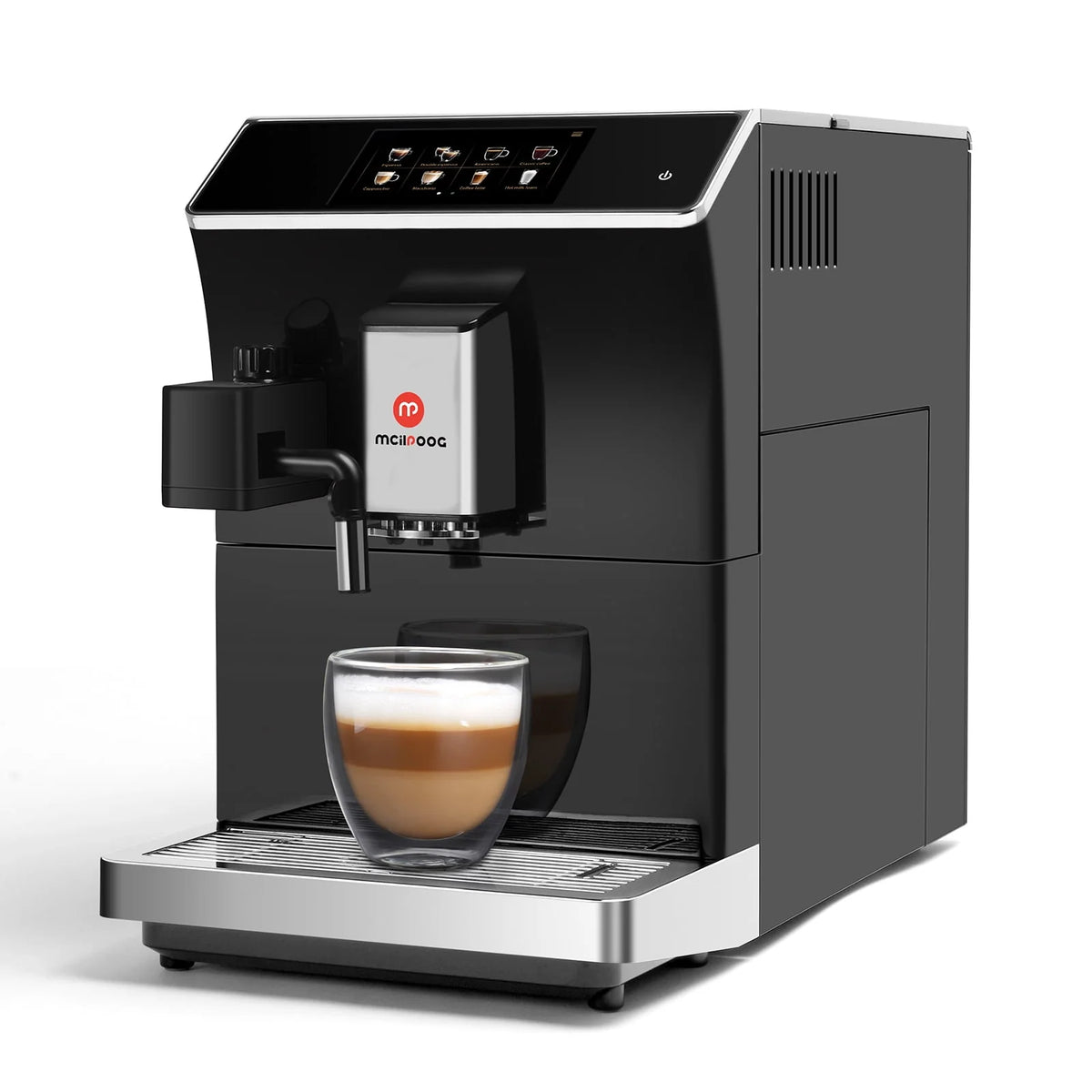 Black Super automatic Espresso Coffee Machine Y98466
