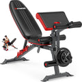 Adjustable Weight Bench with Leg Extension and Preacher Pad S57667
