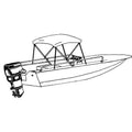 White Vinyl Bimini B550