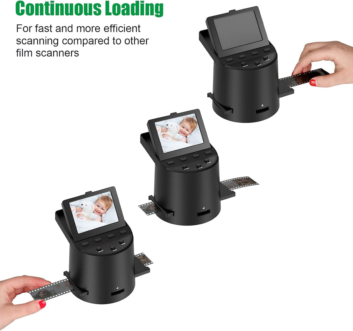 22MP Film Scanner with 3.5 LCD V3177