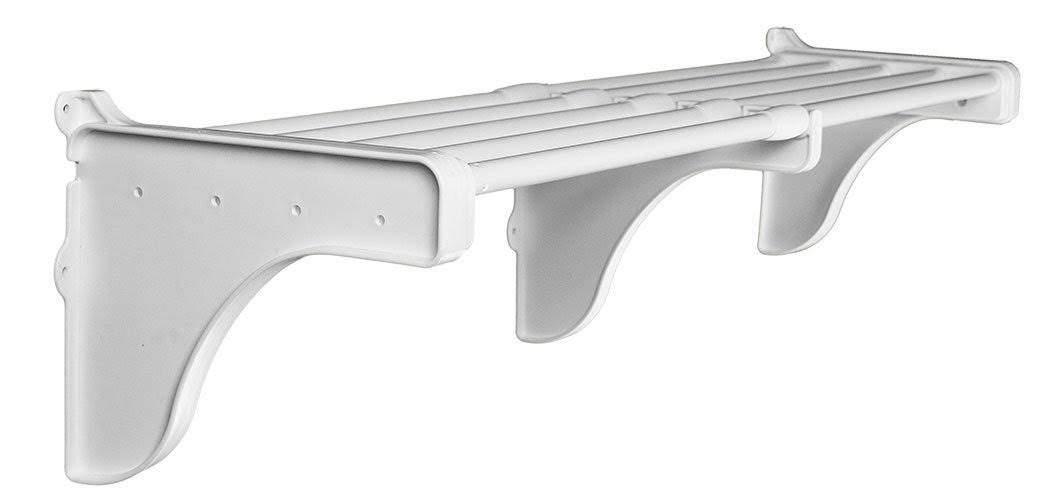 Expandable Shelf with 2 End Brackets White Mini O12146